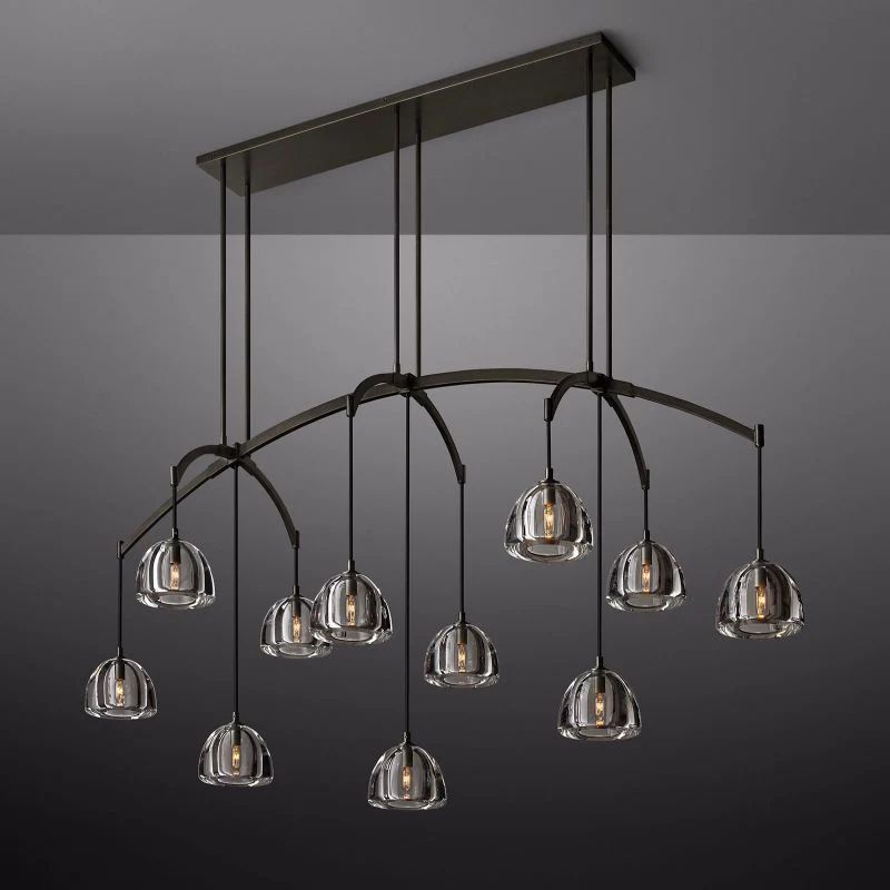 Hemisphere Linear Chandelier 72''