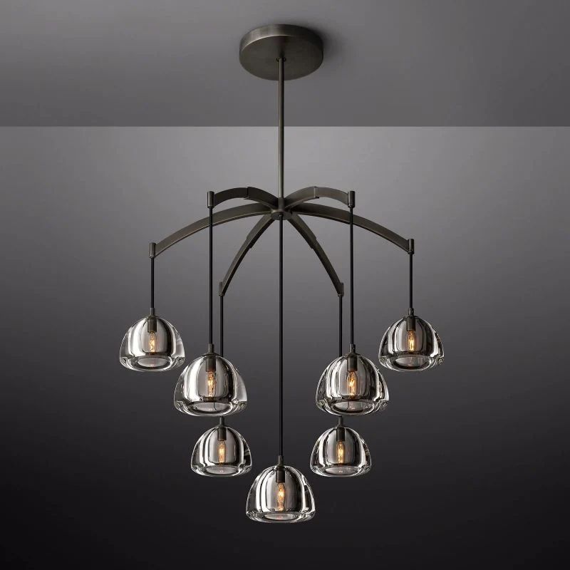 Hemisphere Round Chandelier 36''