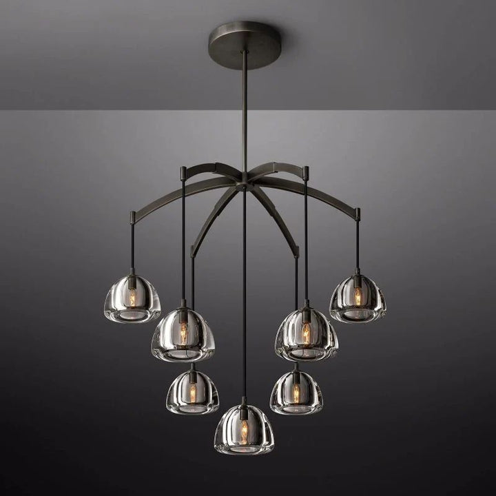 Hemisphere Round Chandelier 36''