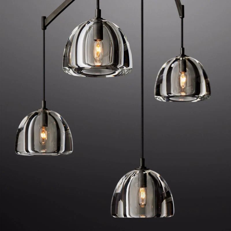 Hemisphere Linear Dining Room Chandelier 72''
