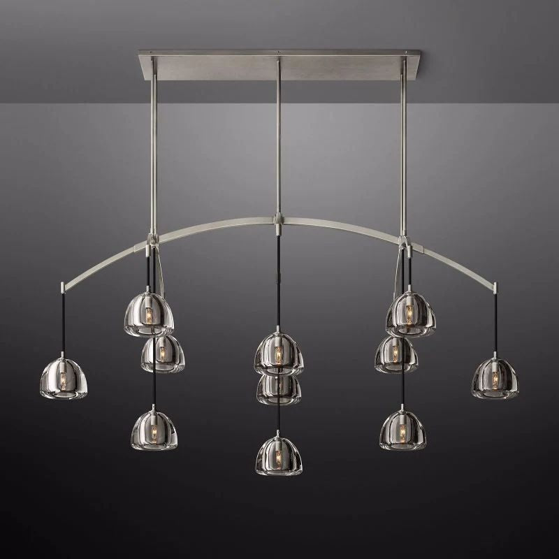Hemisphere Linear Dining Room Chandelier 72''