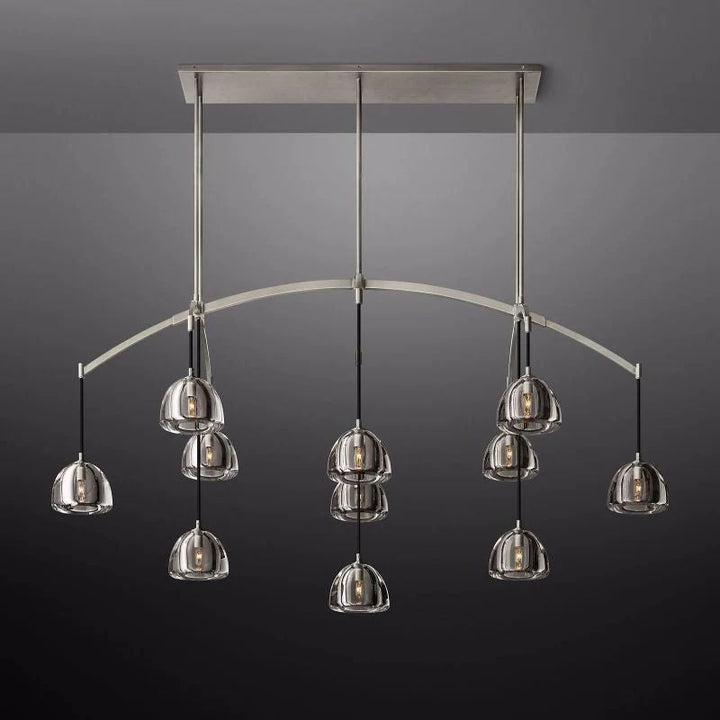 Hemisphere Linear Dining Room Chandelier 72''