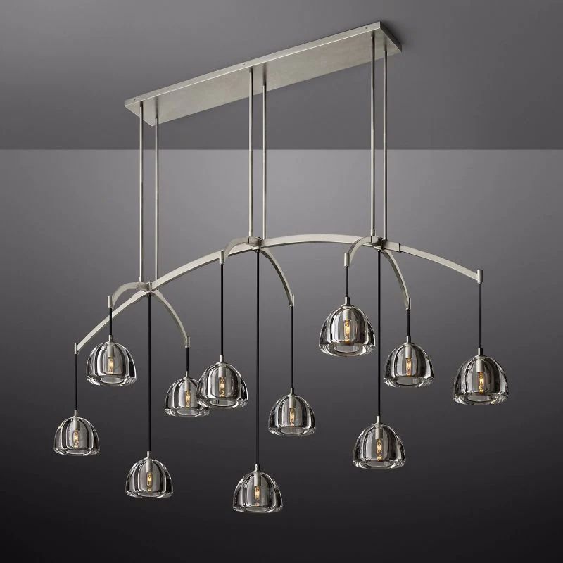 Hemisphere Linear Dining Room Chandelier 72''