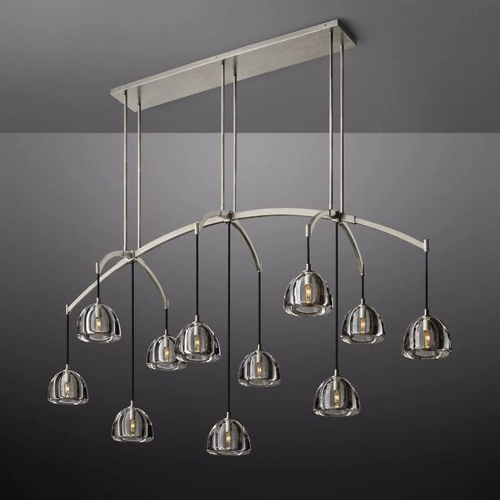 Hemisphere Linear Dining Room Chandelier 72''