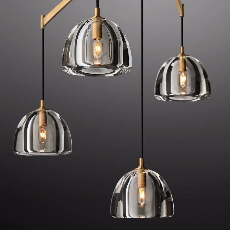 Hemisphere Linear Dining Room Chandelier 72''