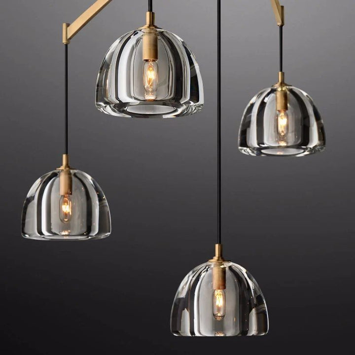 Hemisphere Linear Dining Room Chandelier 72''