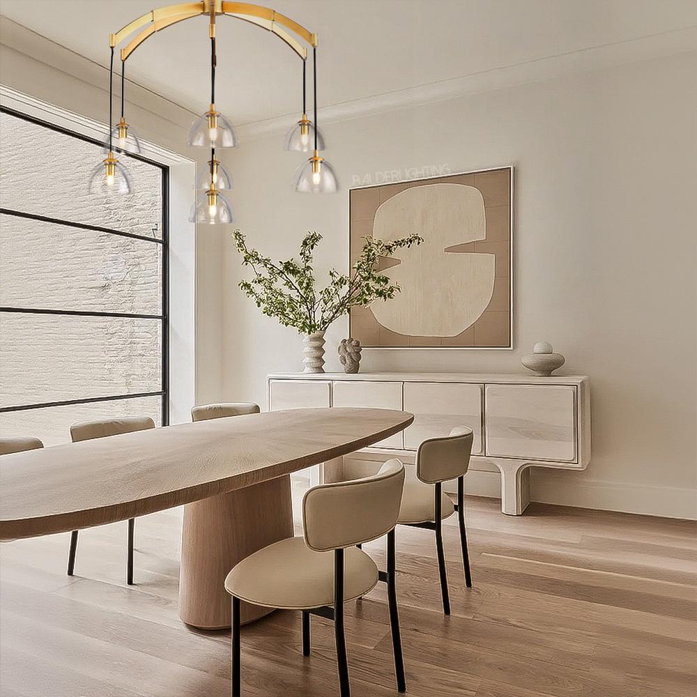 Hemisphere Round Chandelier 36"