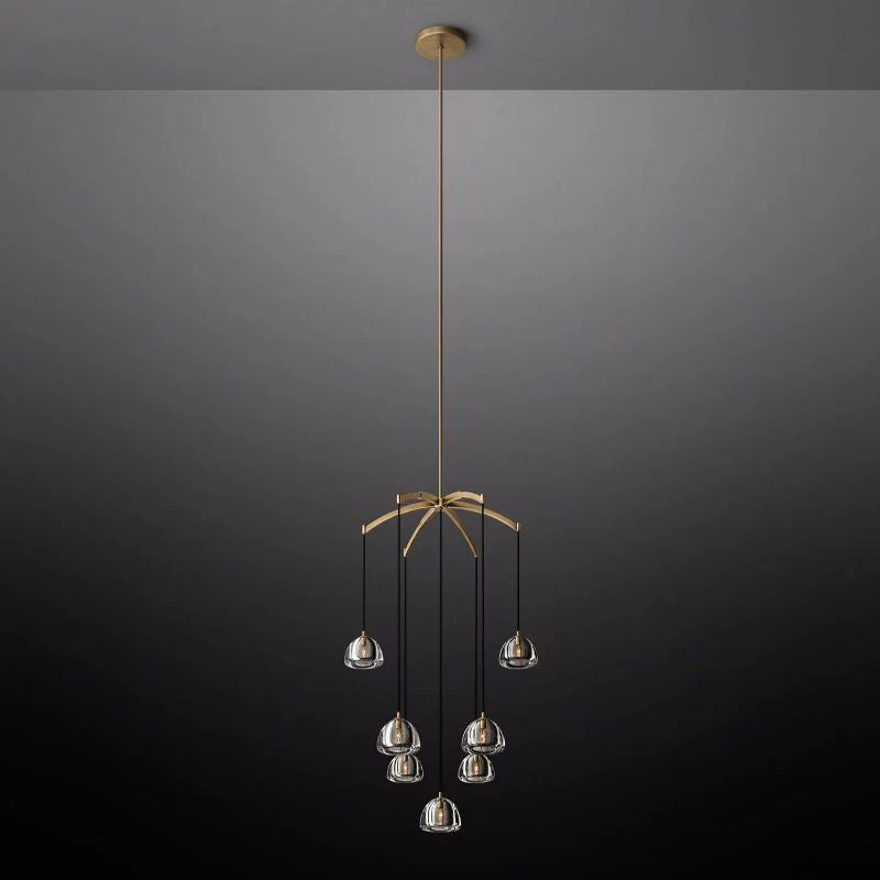 Hemisphere Round Chandelier 36"