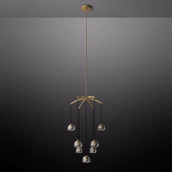 Hemisphere Round Chandelier 36"