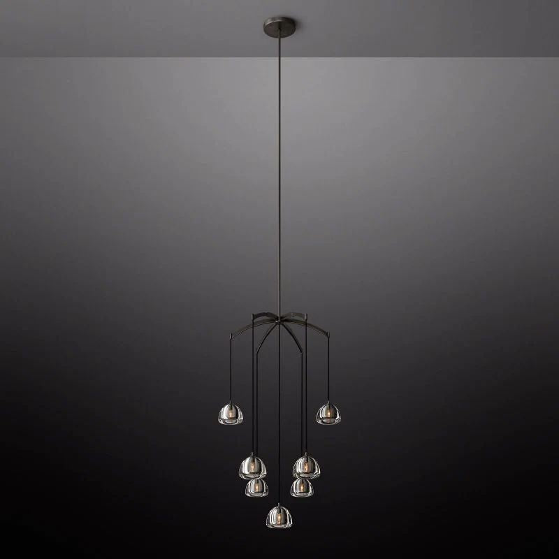 Hemisphere Round Chandelier 36"