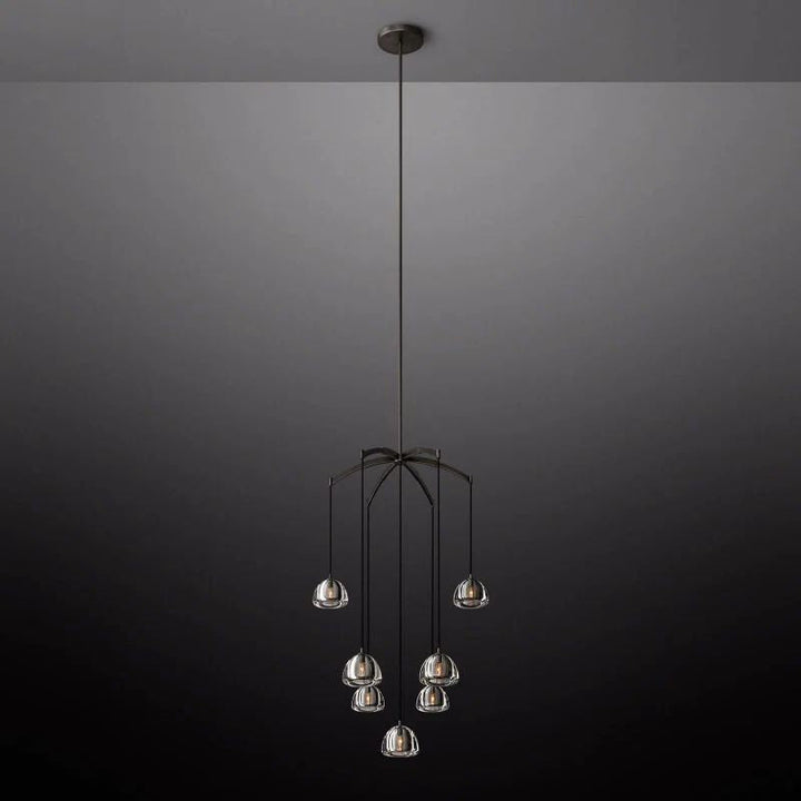 Hemisphere Round Chandelier 36"