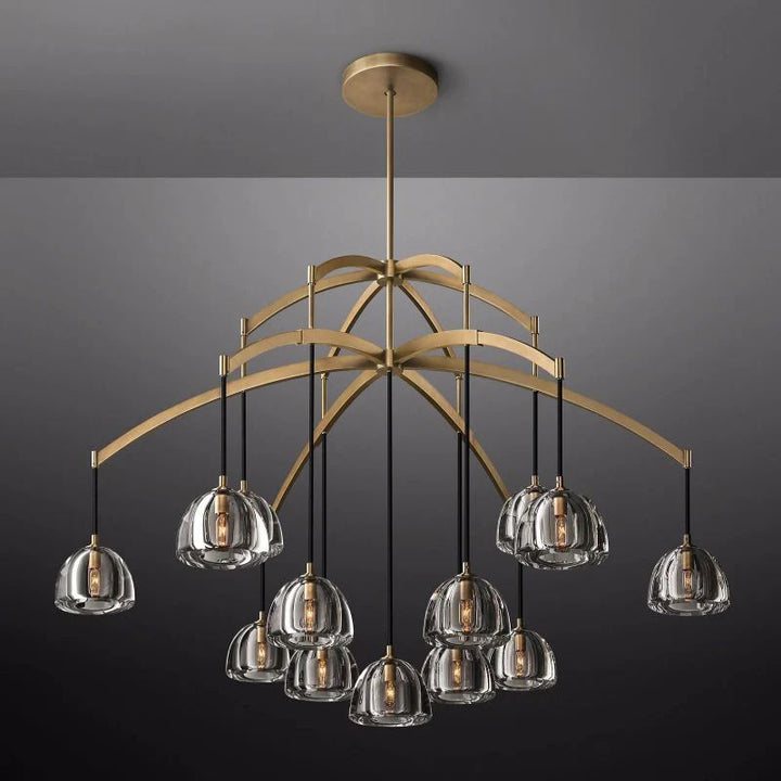 Hemisphere Round Living Room Chandelier 60''