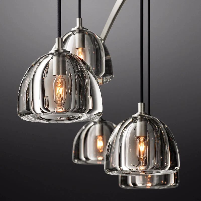 Hemisphere Round Living Room Chandelier 60''