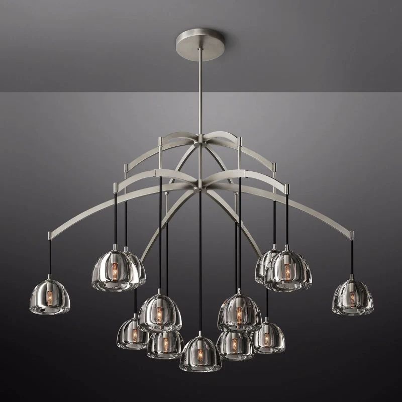 Hemisphere Round Living Room Chandelier 60''