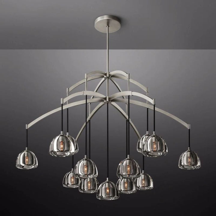 Hemisphere Round Living Room Chandelier 60''
