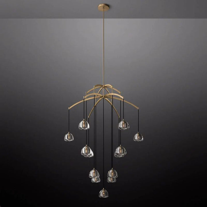 Hemisphere Round Living Room Chandelier 60''
