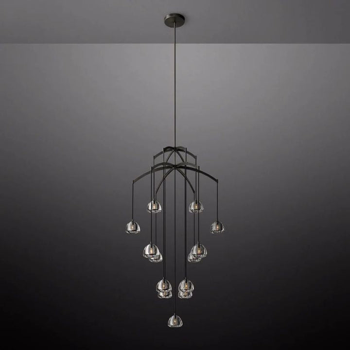 Hemisphere Round Living Room Chandelier 60''