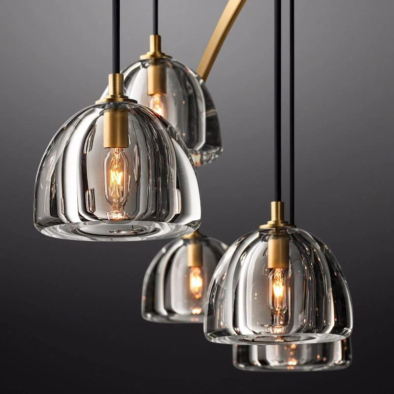 Hemisphere Round Living Room Chandelier 60''
