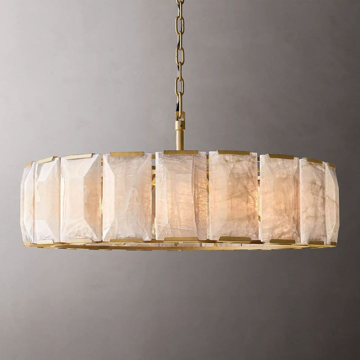 Paula Calcite Round Chandelier