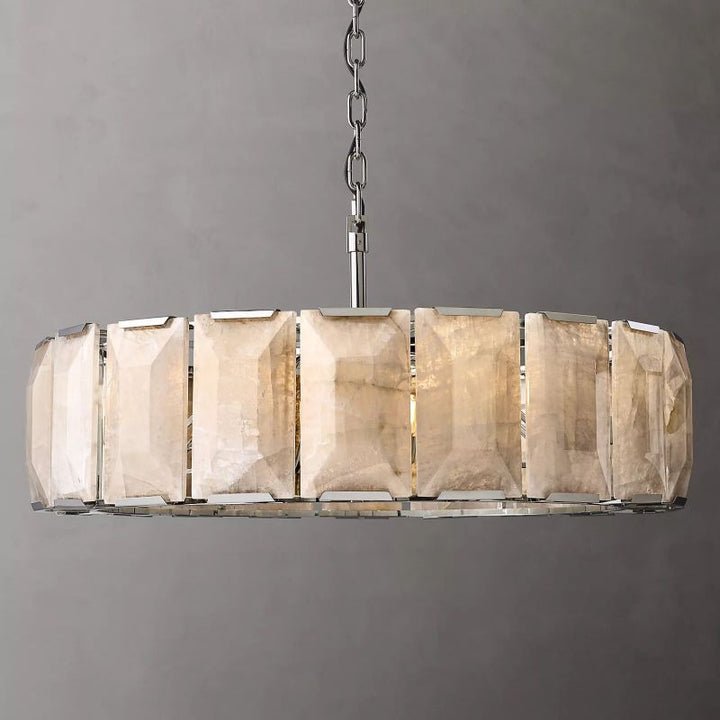 Paula Calcite Round Chandelier