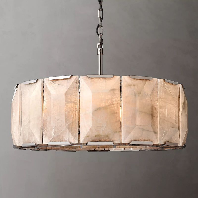 Paula Calcite Round Chandelier