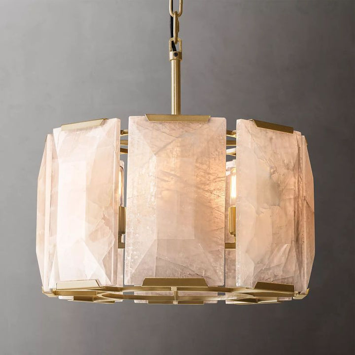 Paula Calcite Round Chandelier