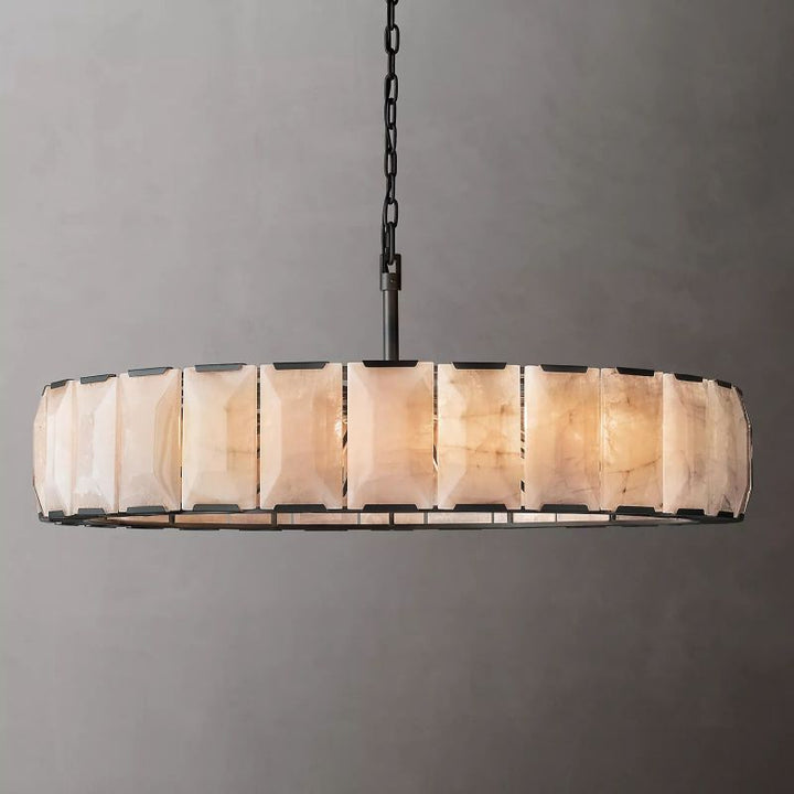 Paula Calcite Round Chandelier