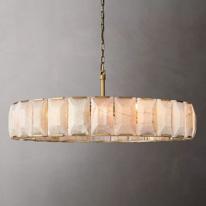 Paula Calcite Round Chandelier