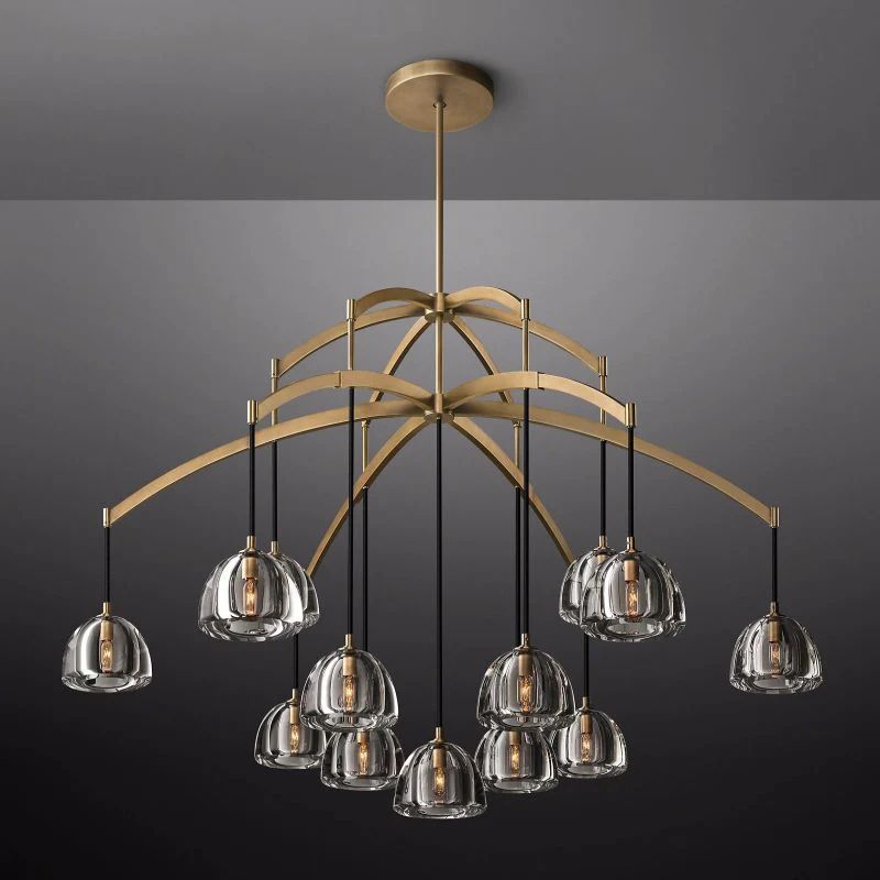 Hilary Round Living Room Chandelier 60''