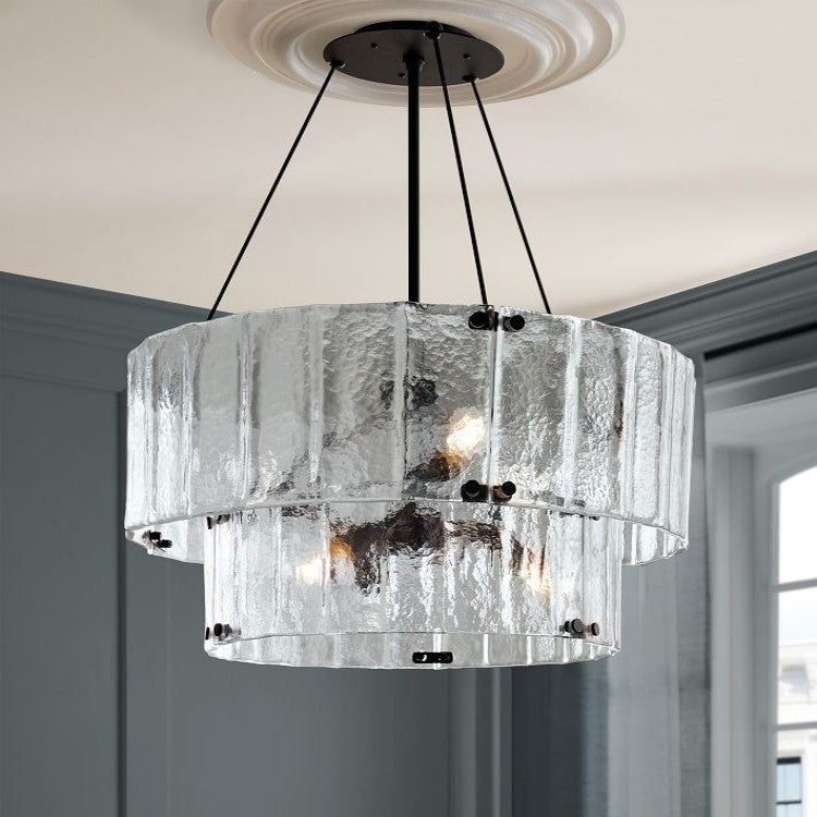 Hillam 2 Tier Crystal Chandelier