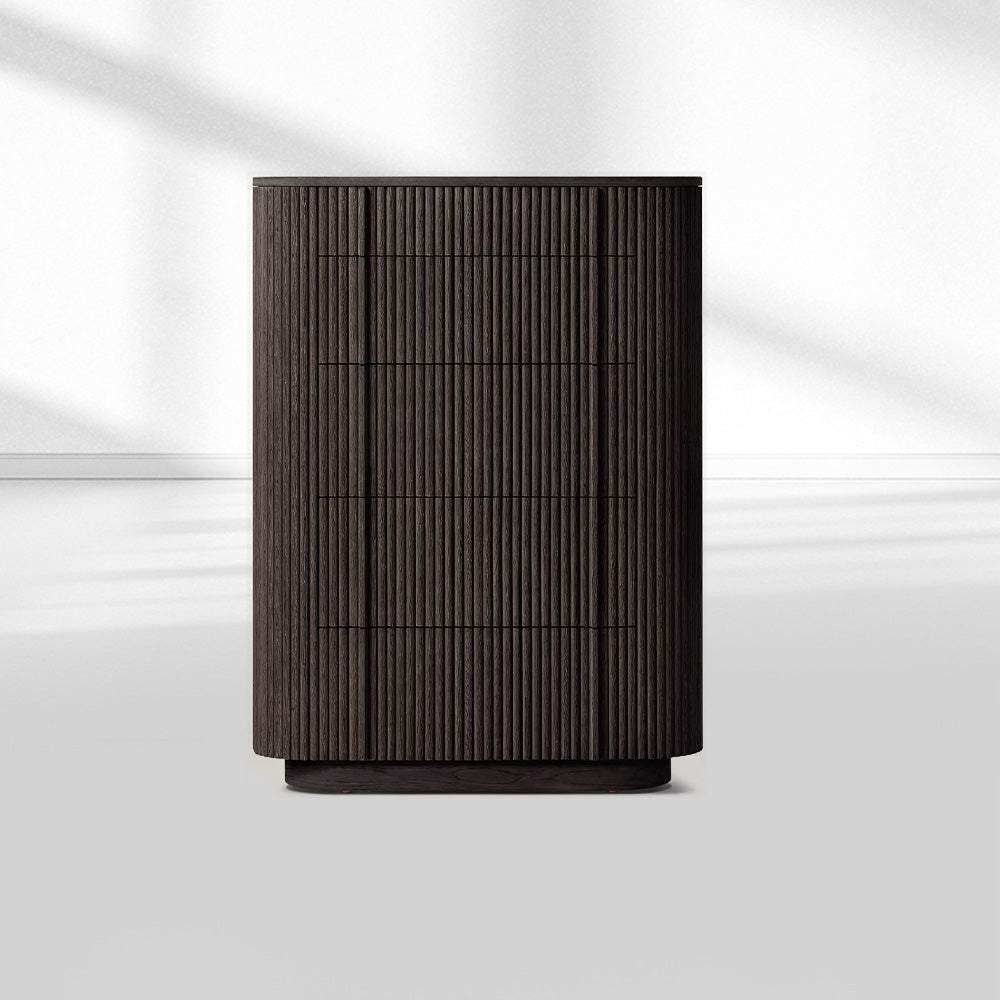 Holland Modern Cabinet 5-Drawer Narrow Dresser