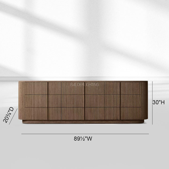 Holland Modern Sideboard 9-Drawer Dresser