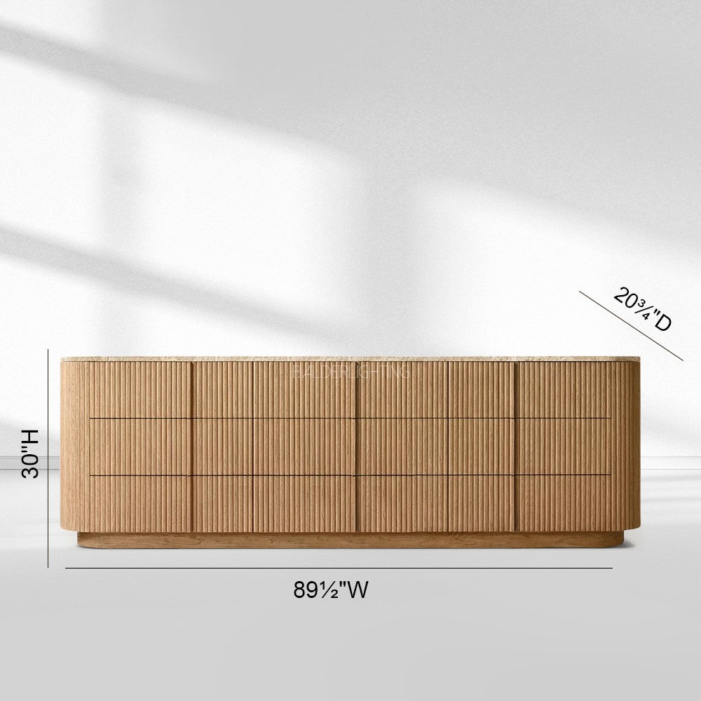 Holland Modern Stone 9-Drawer Dresser