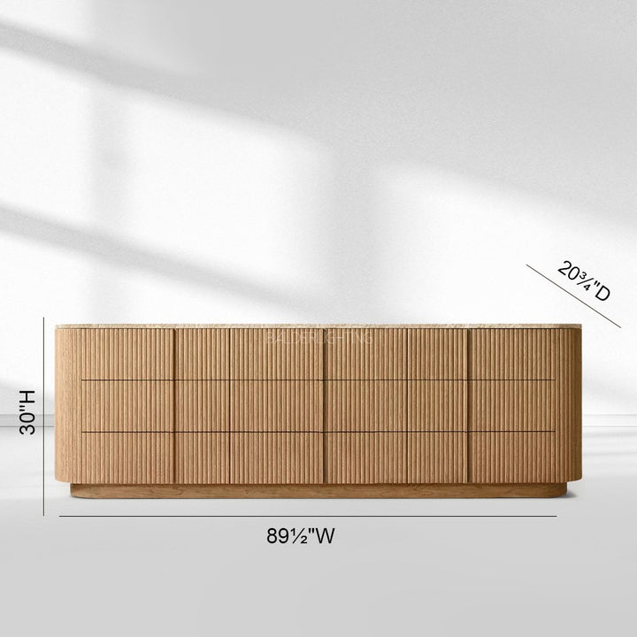 Holland Modern Stone 9-Drawer Dresser