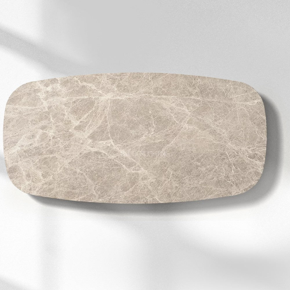 Holland Oak Wood & Stone Coffee Table