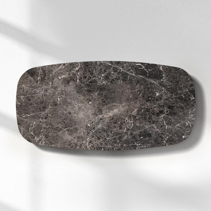 Holland Oak Wood & Stone Coffee Table