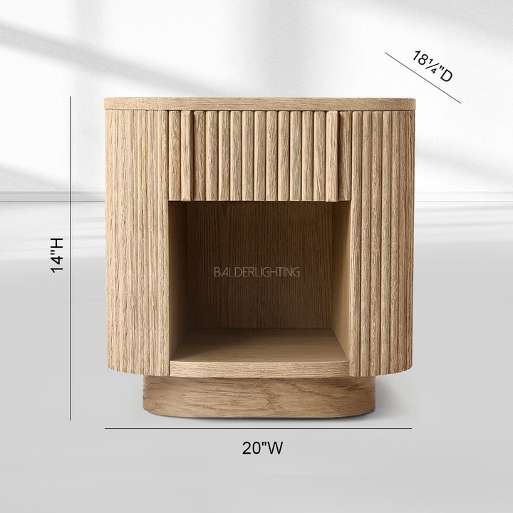 Holland Open Nightstand