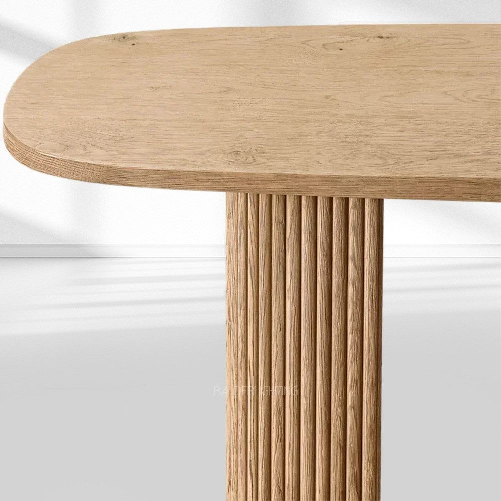 Holland Plank Wood Console Table