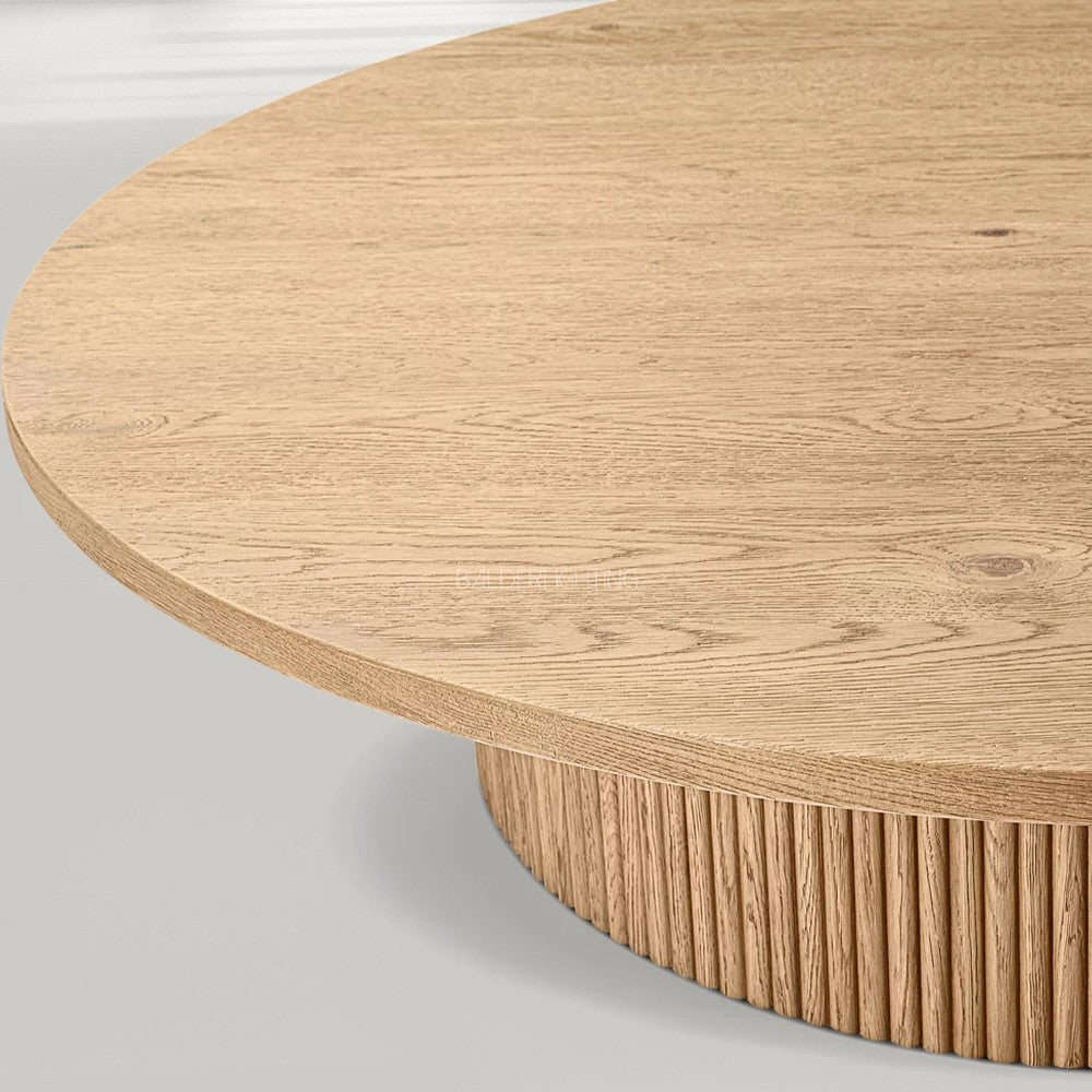 Holland Wood Round Coffee Table