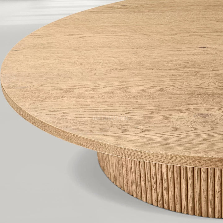 Holland Wood Round Coffee Table