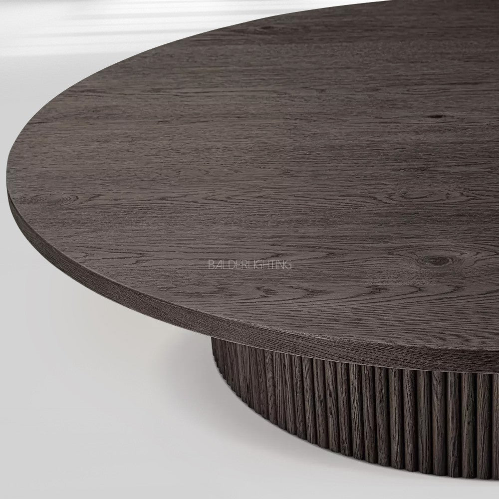 Holland Wood Round Coffee Table