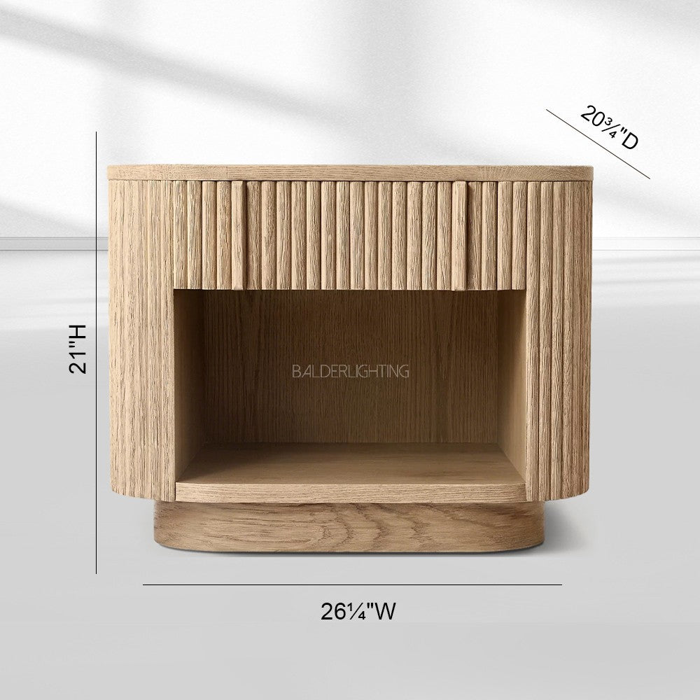 Holland Open Nightstand