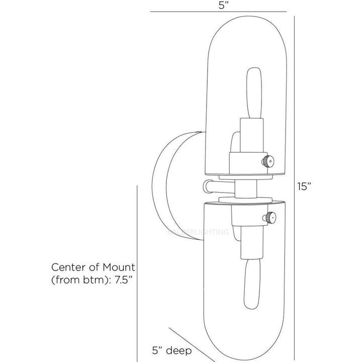 Javed Linear Wall Sconce 15"H
