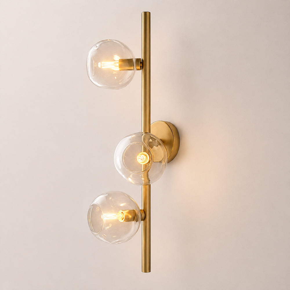 Joan Clear Glass Cascade Wall Sconce