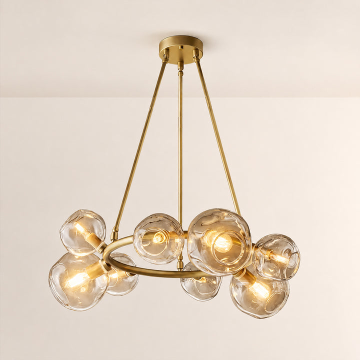 Joan Clear Glass Round Chandelier