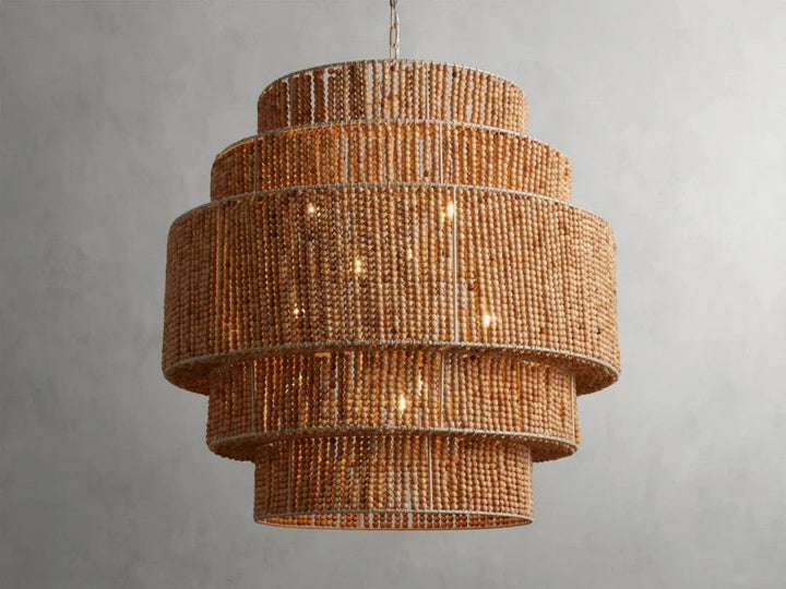 Kaive Wooden Beads Chandelier