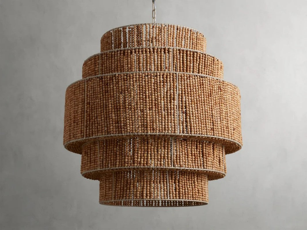 Kaive Wooden Beads Chandelier