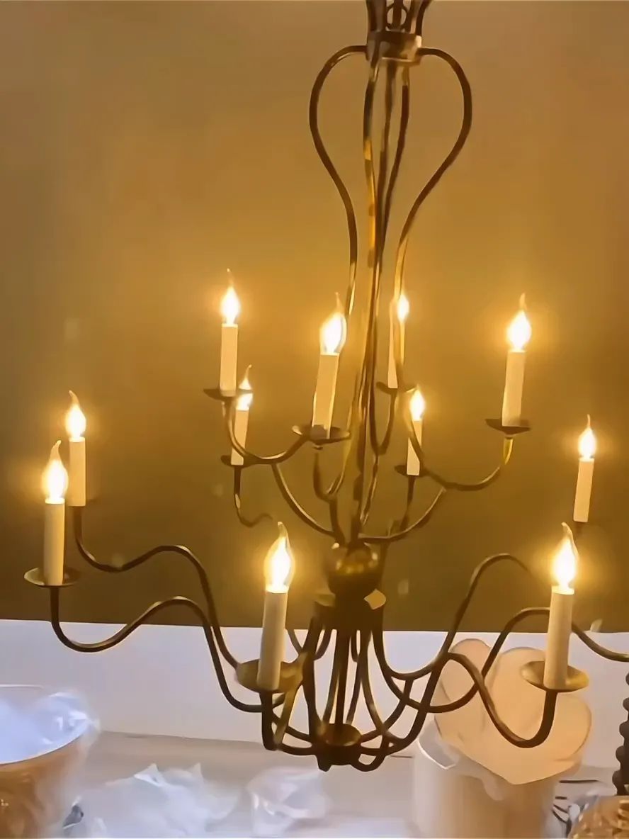 Kalie Crystal 12 Lights Pendant Chandelier 42"