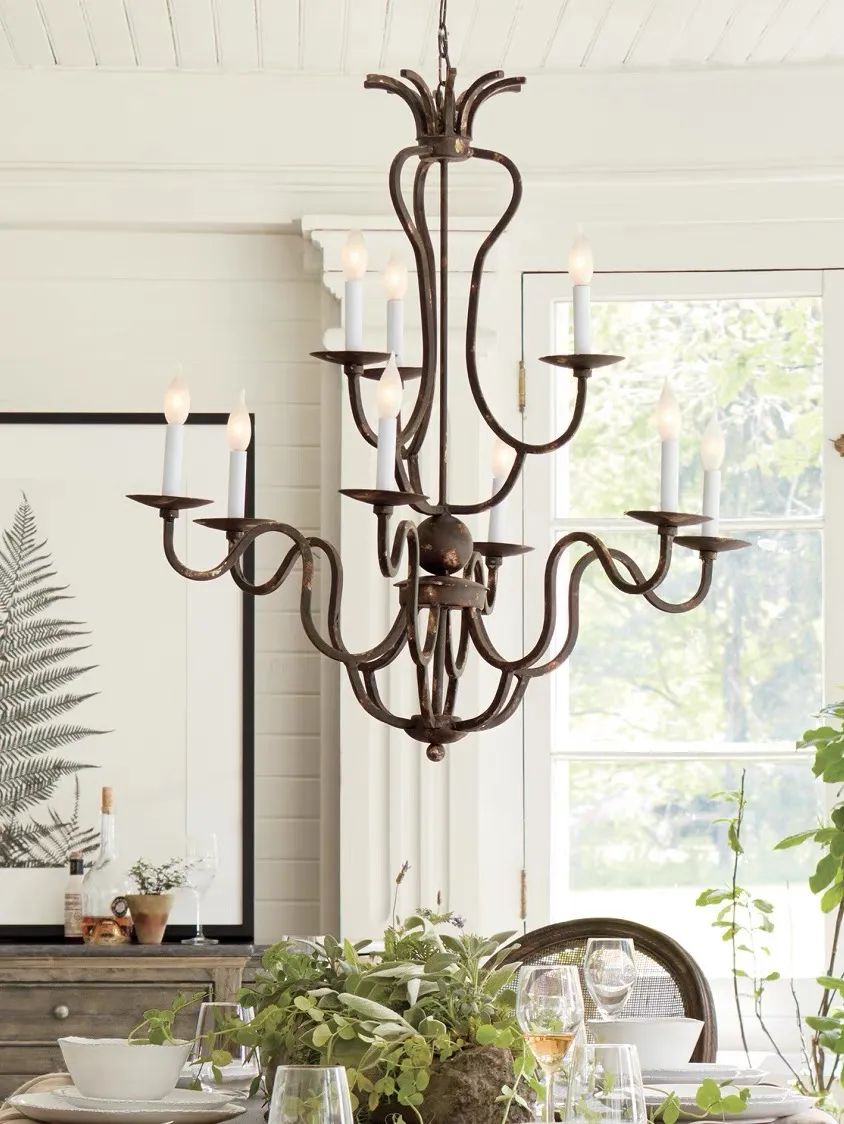 Kalie Crystal 12 Lights Pendant Chandelier 42"