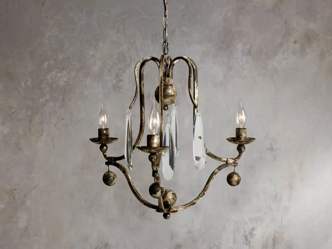 Kalie Crystal 3 Lights Pendant Chandelier
